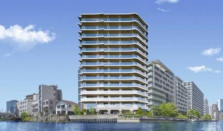 1-3 room apartments in the Shibaura residential complex in Tokyo, Japan