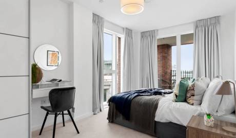 Apartments in MERIDIAN ONE residential complex, London, UK