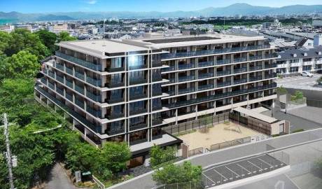 Apartments in Sierra Kyoto, Katsura River, Kyoto, Japan