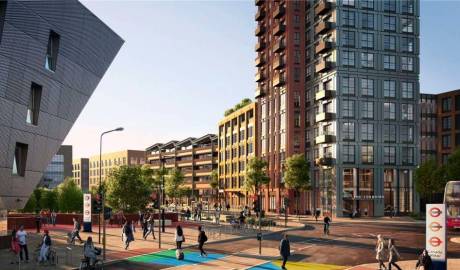 Apartments in The Founding residential complex in London, United Kingdom