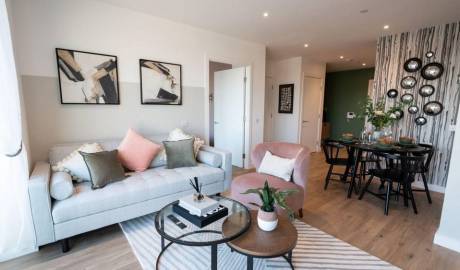Apartments in the Leaside Lock residential complex, London, United Kingdom