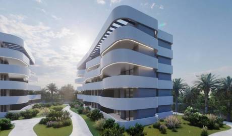 Apartments on a Spanish Costa Blanca, Alicante, Spain