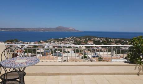 Bright villa with panoramic views of Crete, Greece