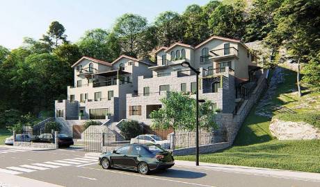 Luxury apartments on the first line of the sea in Opatovo, Tivat