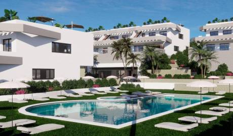 Flats with large terraces in Finestrat, Alicante, Spain