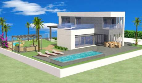 Independent villas with fully customizable pool, Alicante, Spain