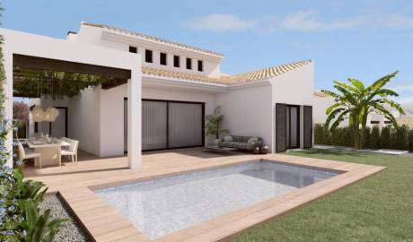 Luxury villas on one floor, Algorfa, Alicante, Spain