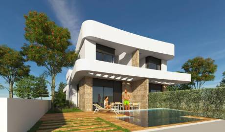 New build semi-detcahed villas in Los Montesinos, Alicante, Spain