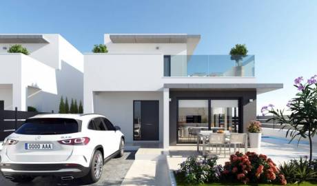 New Build Villas in Daya Nueva – 3 Bedrooms, Pool, Solarium and Garden, Alicante, Spain