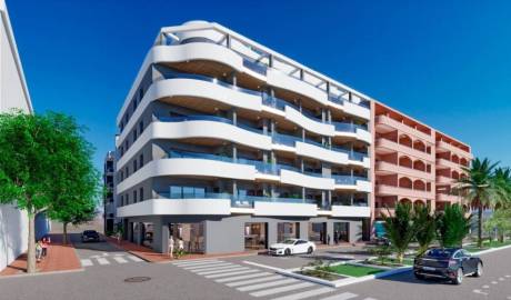 New building on Abaneras avenue with sea view, Torrevieja, Spain