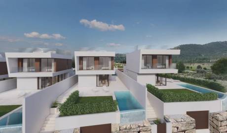 New detached villas with private pool, Finestrat, Alicante, Spain