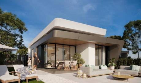 Newly built villas with sea views, Alicante, Spain