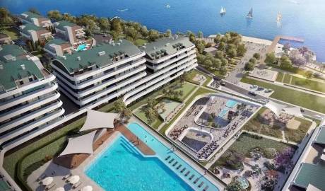 Blue Marina homes (apartments) on Marmara seafront Istanbul