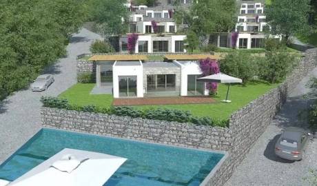 Detached Yaliciftlik villas surrounded by green nature, Bodrum