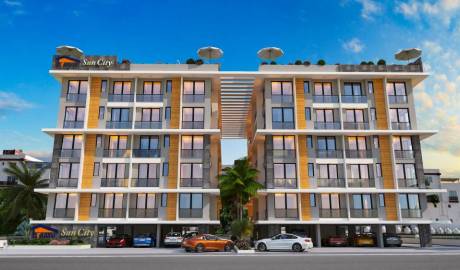 Apartments 2+1 in Sun City residential complex, Iskele, Famagusta