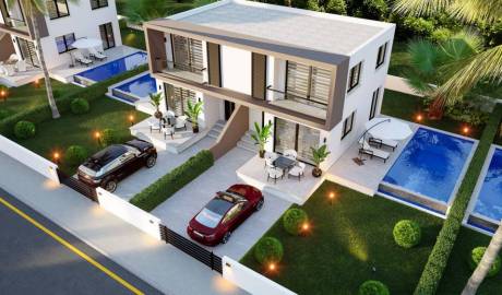 Villas 2+1 in residential complex NATURA PARK 2, Iskele, Famagusta