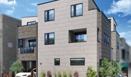 Three-storey house of 109 square meters in Tokyo, Japan