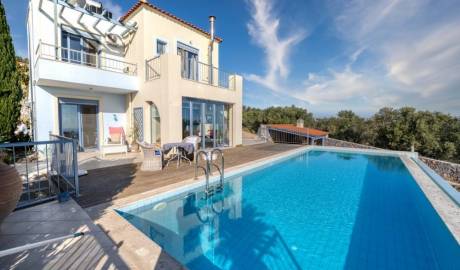 Villa with pool and sea view, Crete, Greece
